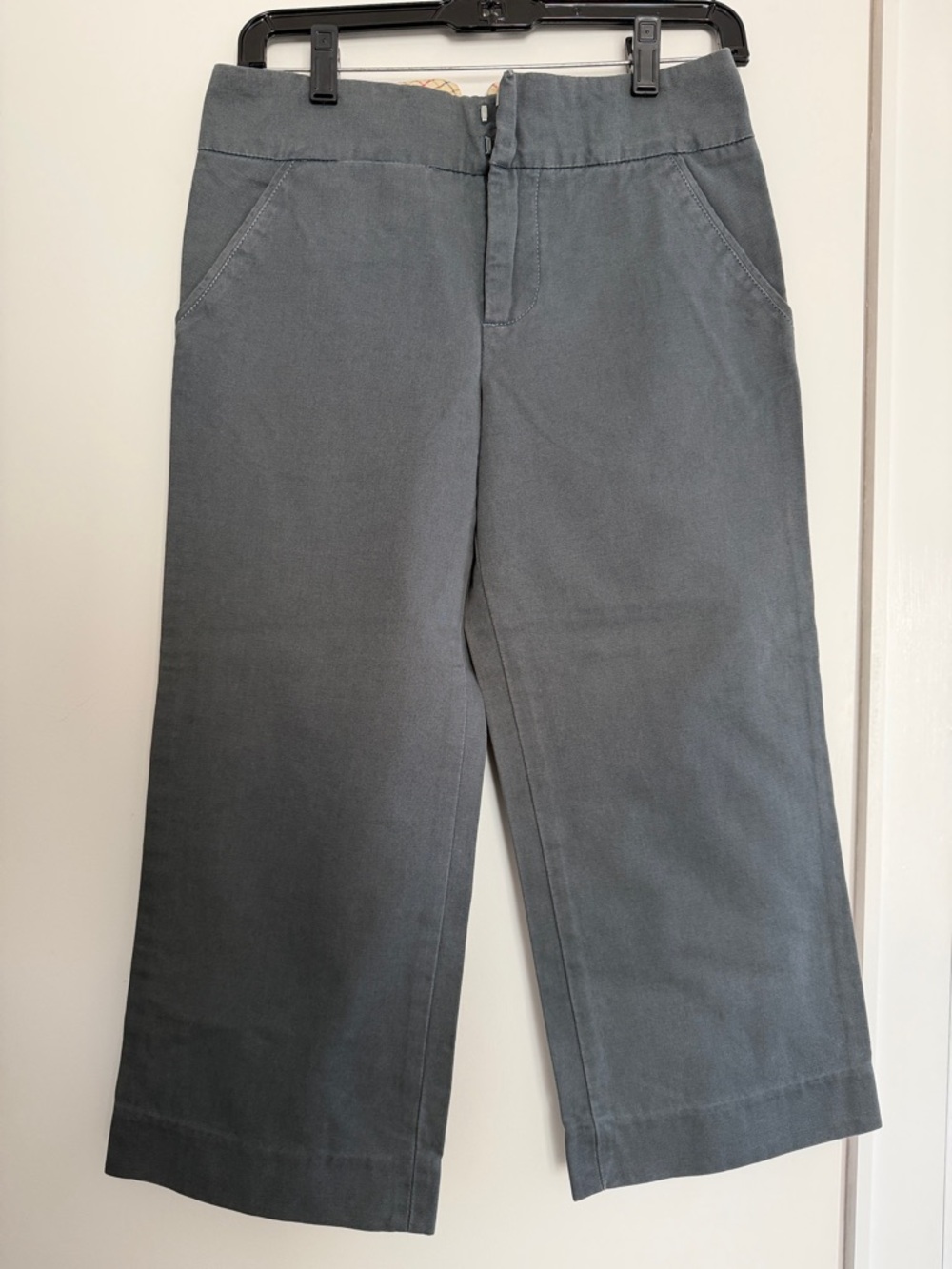 Marc By Marc Jacobs Slate Gray Trousers with Button Detail